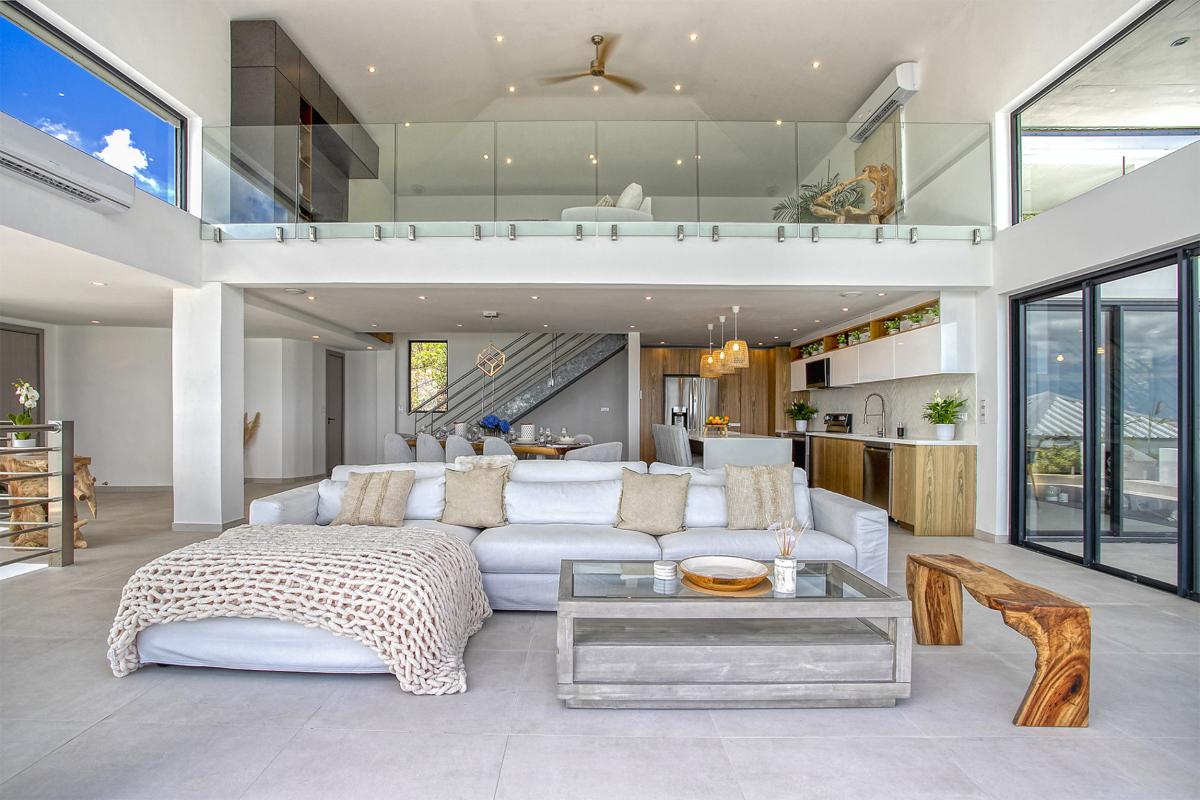 A louer villa 4 chambres Terres Basses Saint Martin_ Salon - 16